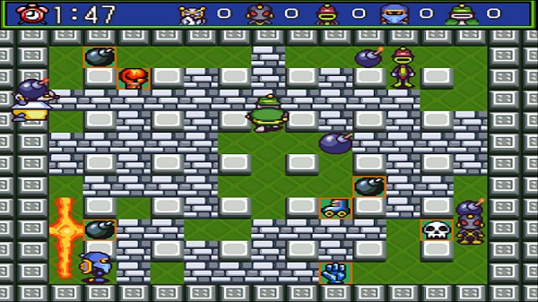 Super Bomberman 5 Battle Mode [SNES] - Gameplay 720p [HD] 