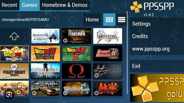 PPSSPP Gold APK PSP emulator