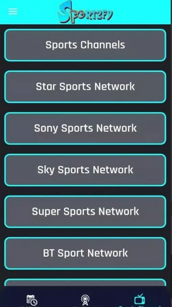 Sportzfy TV APK Android
