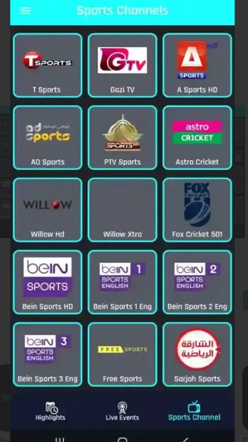 Sportzfy TV APK Free