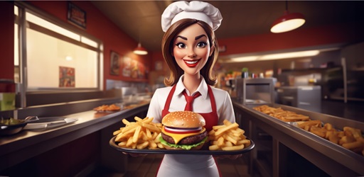 Icon Burger Station Simulator 3D APK 1.7